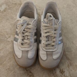 adidas White and Gray Women's Sneakers
